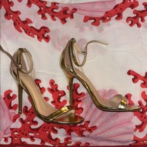 Elegant Gold Stiletto Heels